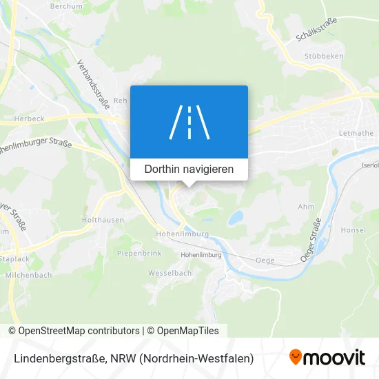 Lindenbergstraße Karte