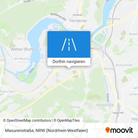 Masurenstraße Karte