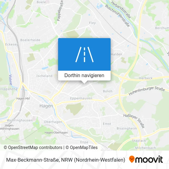 Max-Beckmann-Straße Karte