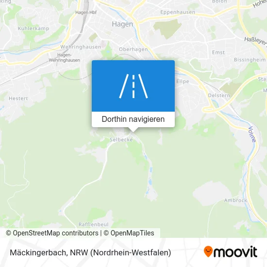 Mäckingerbach Karte