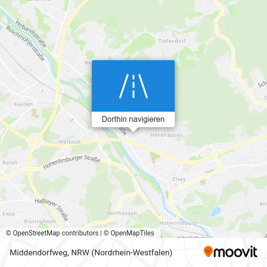 Middendorfweg Karte