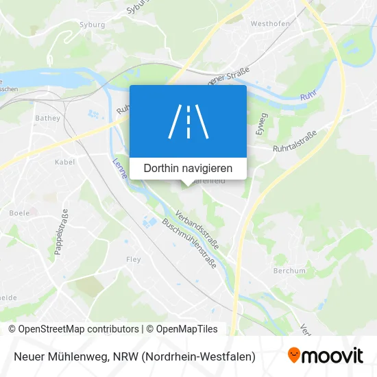 Neuer Mühlenweg Karte