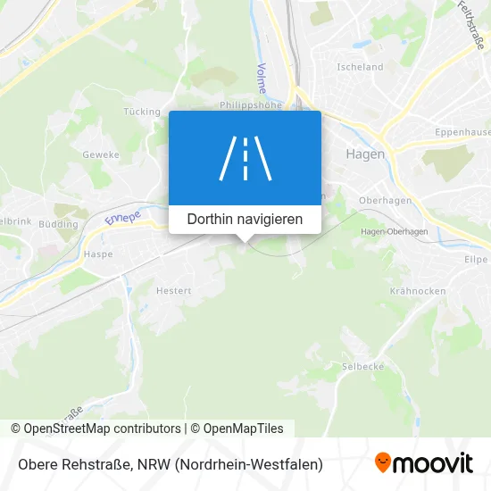 Obere Rehstraße Karte