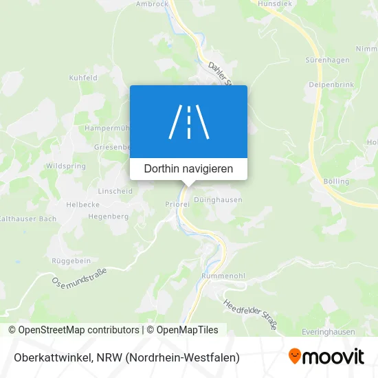 Oberkattwinkel Karte