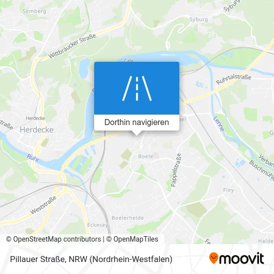 Pillauer Straße Karte