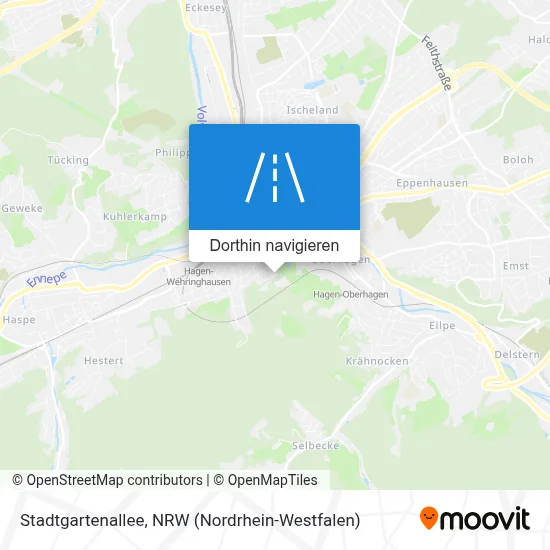 Stadtgartenallee Karte