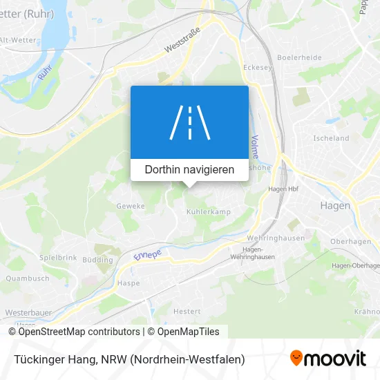 Tückinger Hang Karte