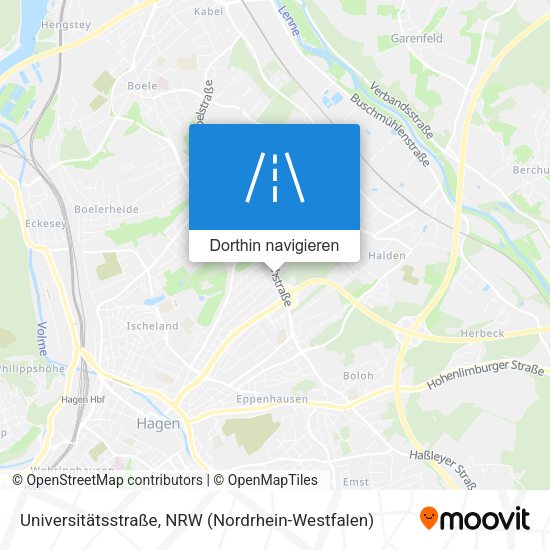 Universitätsstraße Karte