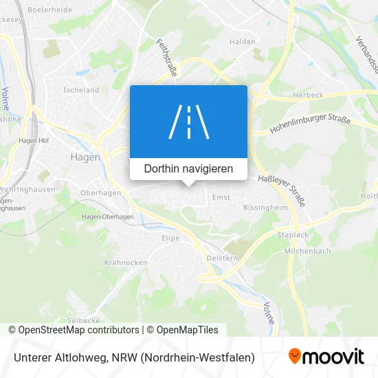 Unterer Altlohweg Karte