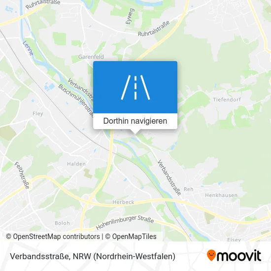 Verbandsstraße Karte