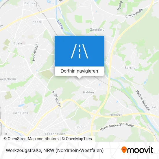 Werkzeugstraße Karte