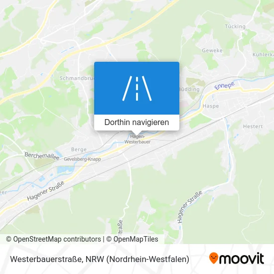 Westerbauerstraße Karte