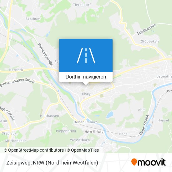 Zeisigweg Karte