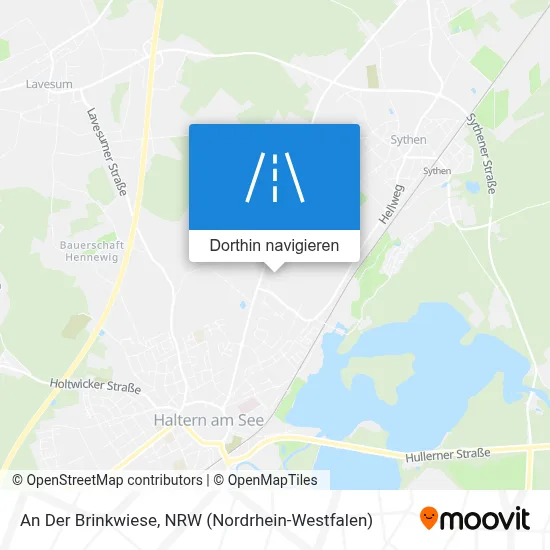 An Der Brinkwiese Karte