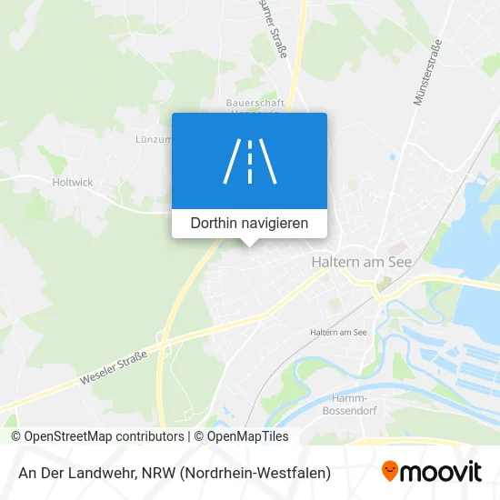 An Der Landwehr Karte