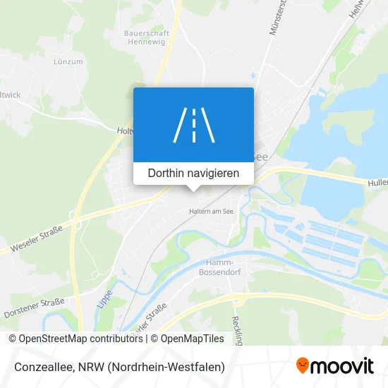 Conzeallee Karte