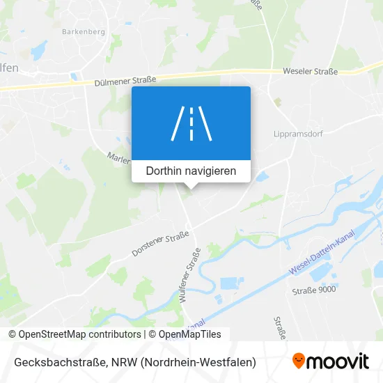 Gecksbachstraße Karte