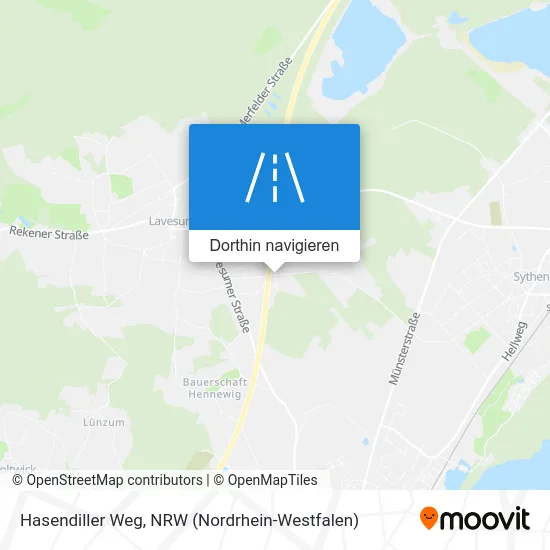 Hasendiller Weg Karte