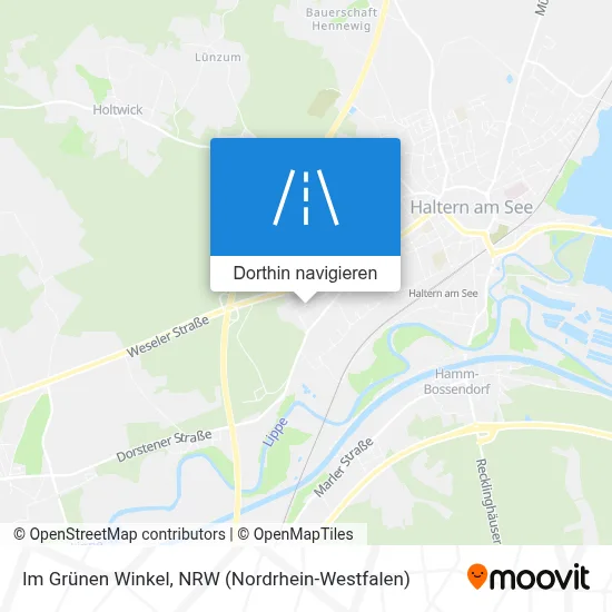 Im Grünen Winkel Karte