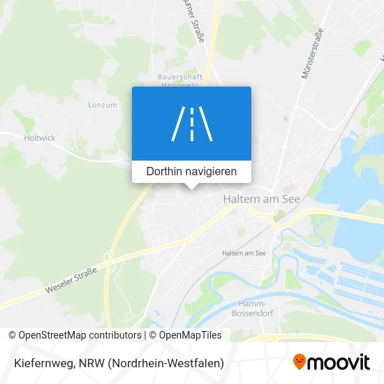 Kiefernweg Karte