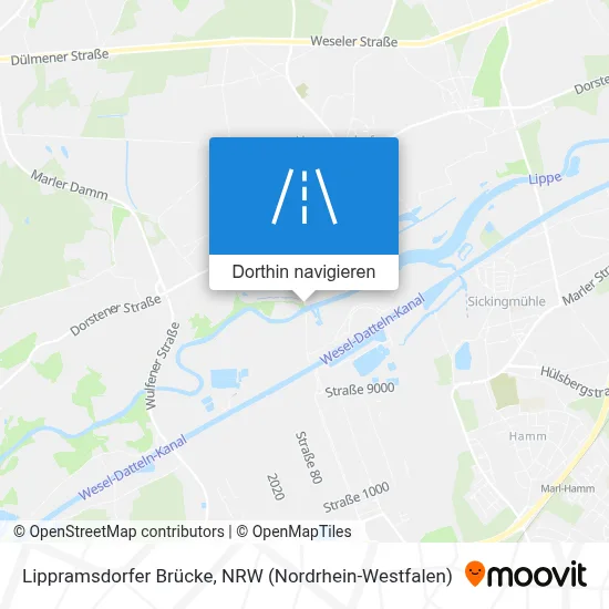 Lippramsdorfer Brücke Karte