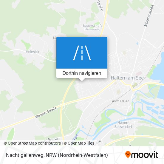 Nachtigallenweg Karte