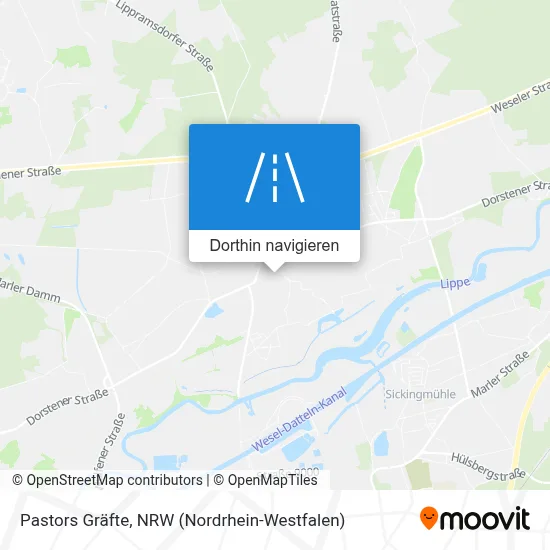 Pastors Gräfte Karte