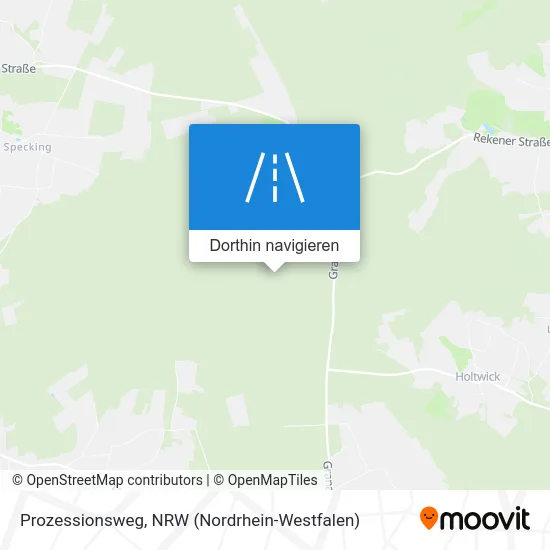 Prozessionsweg Karte