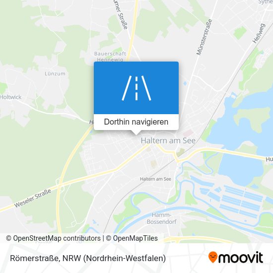 Römerstraße Karte