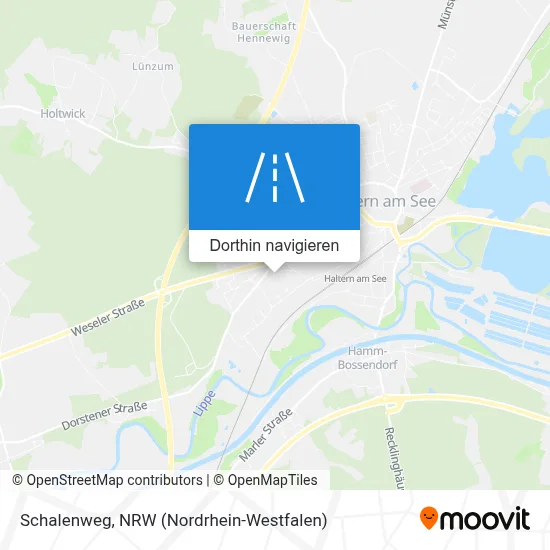 Schalenweg Karte
