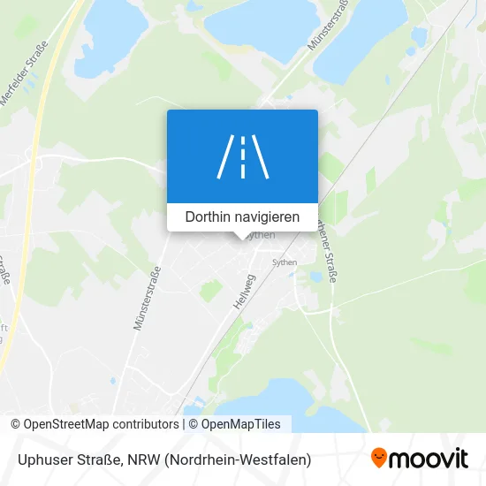 Uphuser Straße Karte