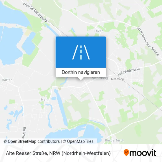 Alte Reeser Straße Karte