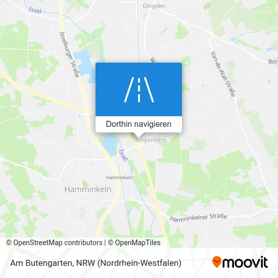 Am Butengarten Karte