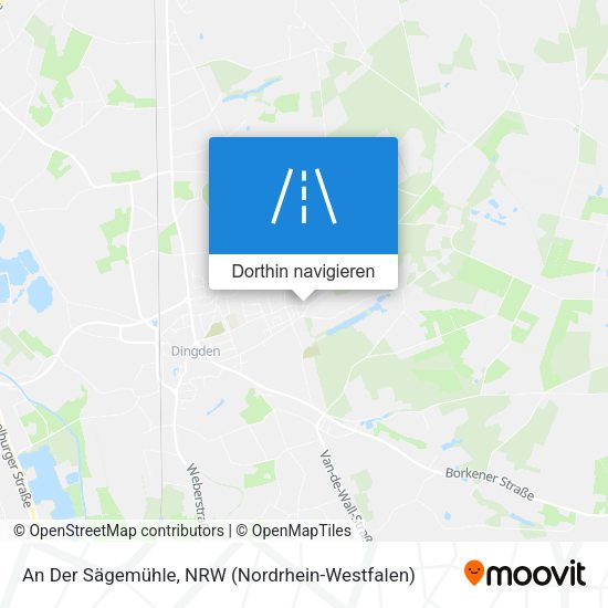 An Der Sägemühle Karte