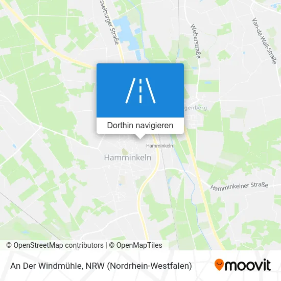 An Der Windmühle Karte