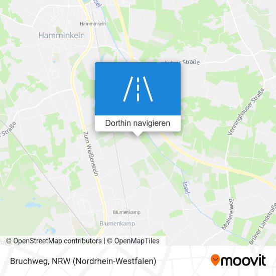 Bruchweg Karte