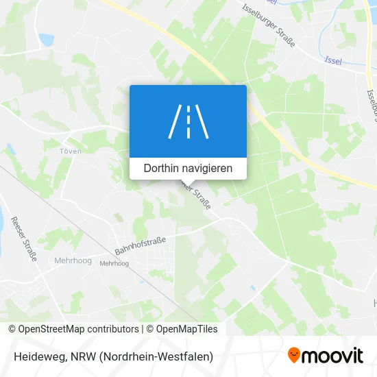 Heideweg Karte