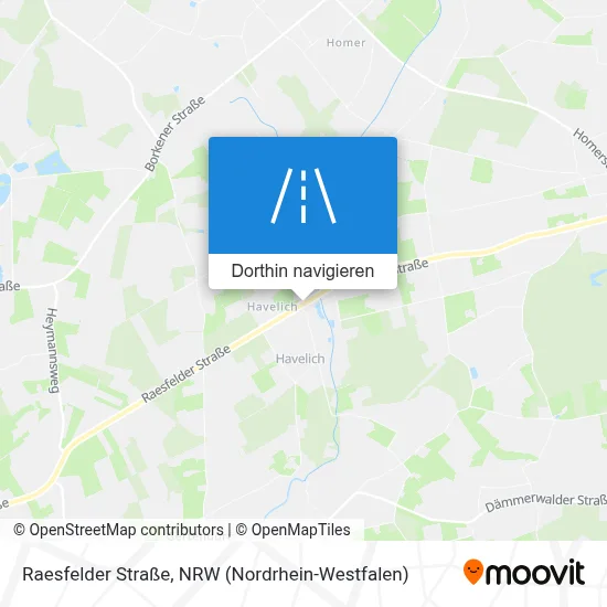 Raesfelder Straße Karte