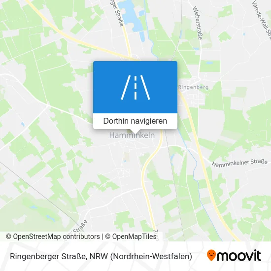 Ringenberger Straße Karte