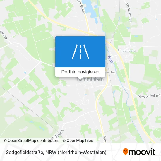 Sedgefieldstraße Karte