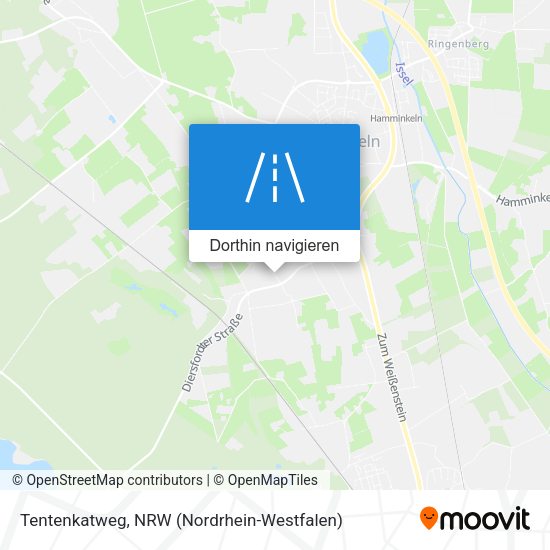 Tentenkatweg Karte