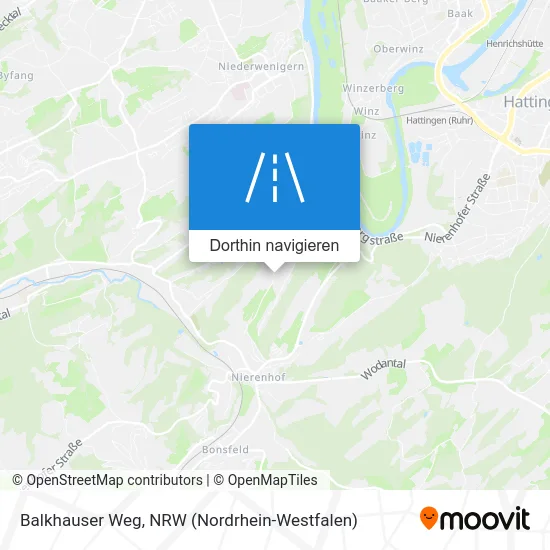 Balkhauser Weg Karte