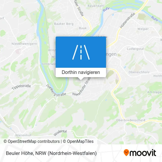 Beuler Höhe Karte