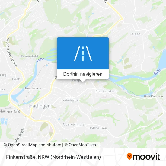 Finkenstraße Karte