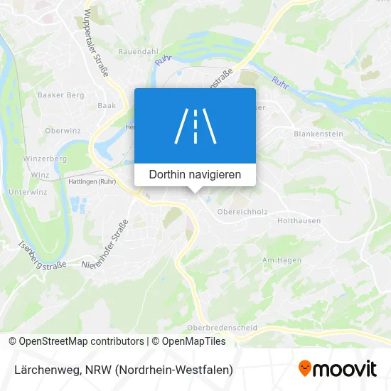 Lärchenweg Karte