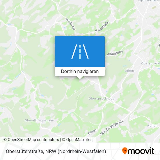 Oberstüterstraße Karte