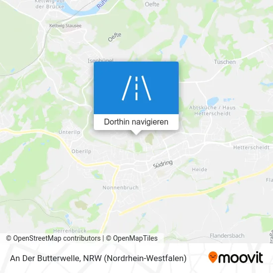 An Der Butterwelle Karte