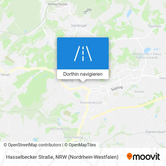 Hasselbecker Straße Karte