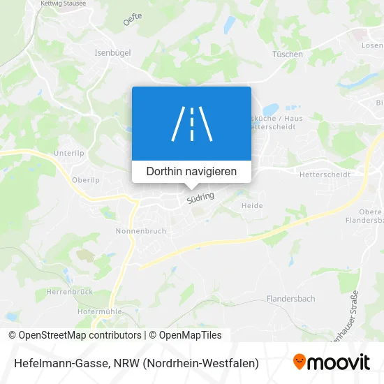 Hefelmann-Gasse Karte