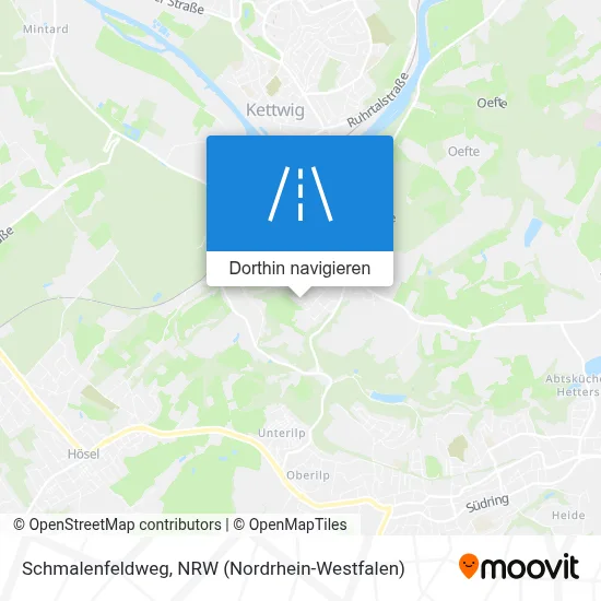 Schmalenfeldweg Karte